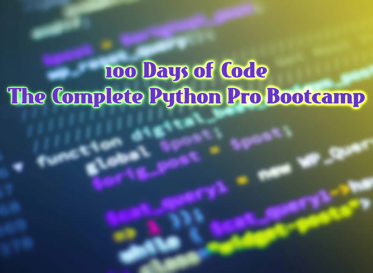 Capa: Baixar 100 Days of Code – Dr. Angela Yu: Python Completo