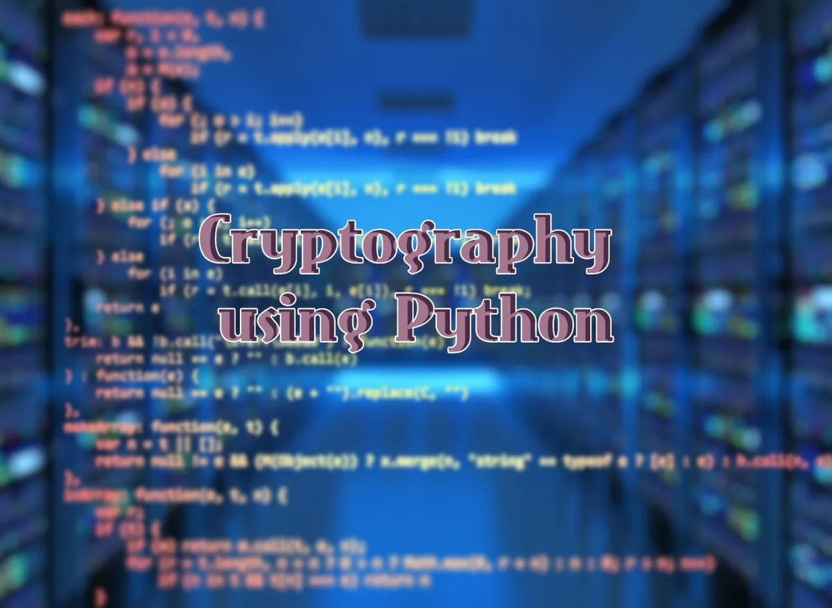 Capa: Cryptography using Python Udemy Download Imediato