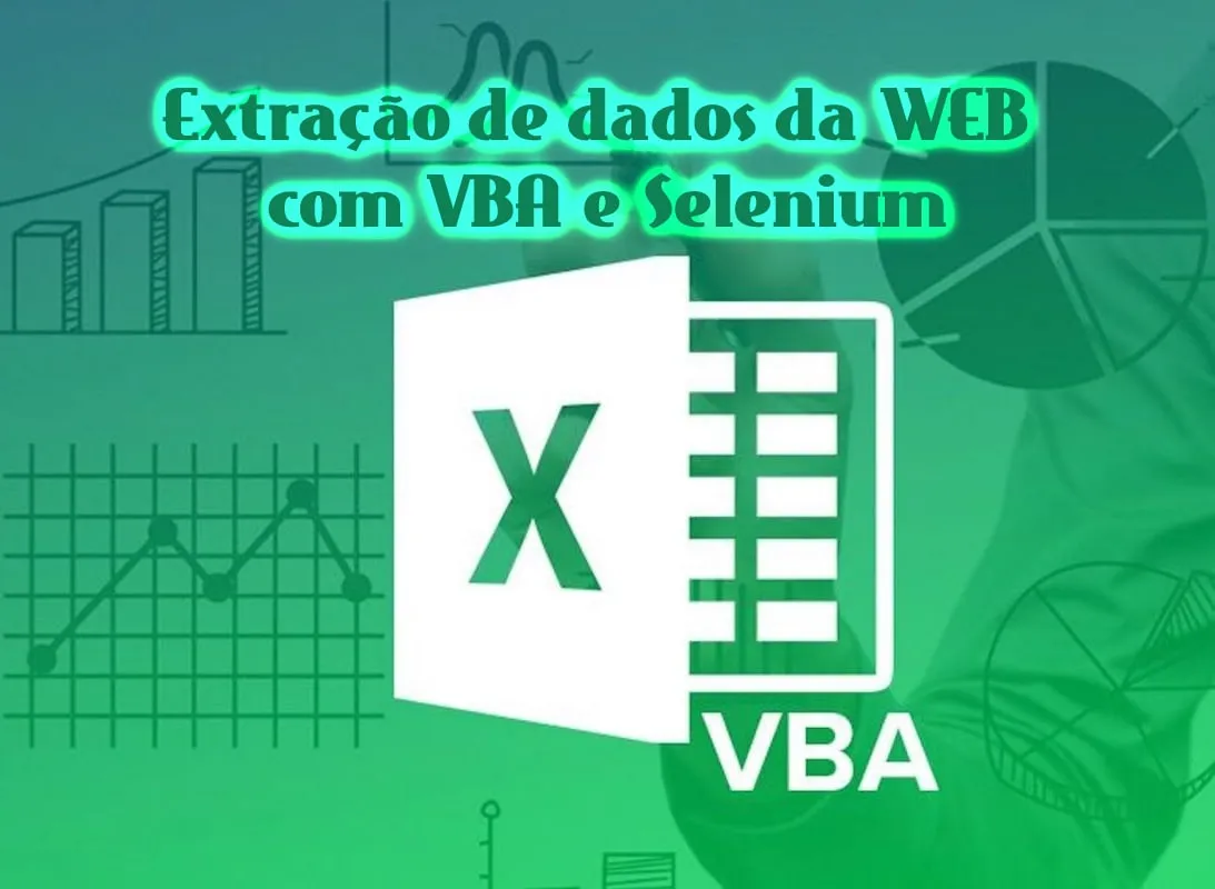 Capa: Baixar Curso Extração de Dados Web VBA Selenium – Gustavo Nunes