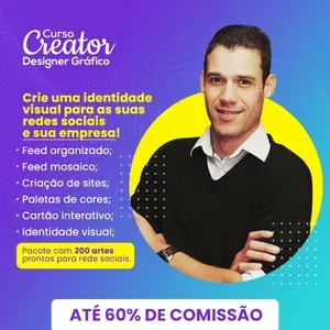 Capa: Creator Designer Gráfico Download Completo: Domine o Canva!