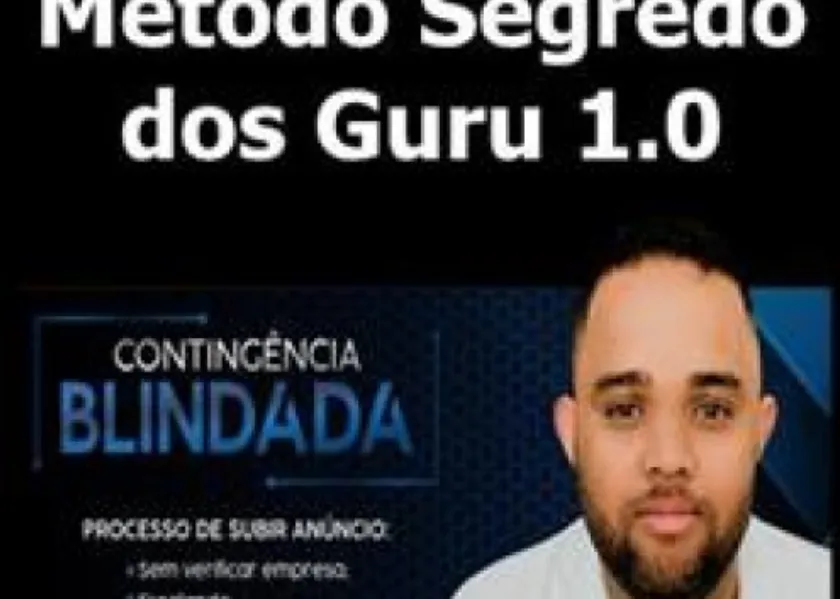 Capa: Método Segredo dos Gurus 1.0: Baixar Curso Completo Jhon Deyvid