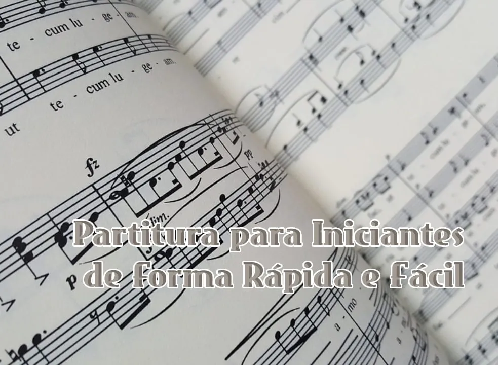 Capa: Curso Partitura para Iniciantes Gabriel Felix Download Rápido