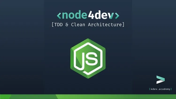 Capa: NodeJS + TypeScript: Baixar Curso Completo (TDD, DDD, SOLID)