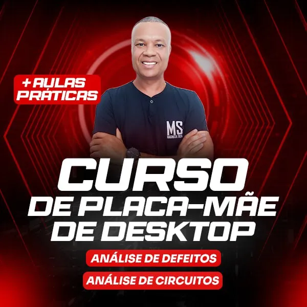 Capa: Baixar Curso Reparo Placa Mãe Desktop Magnata Silva – Completo