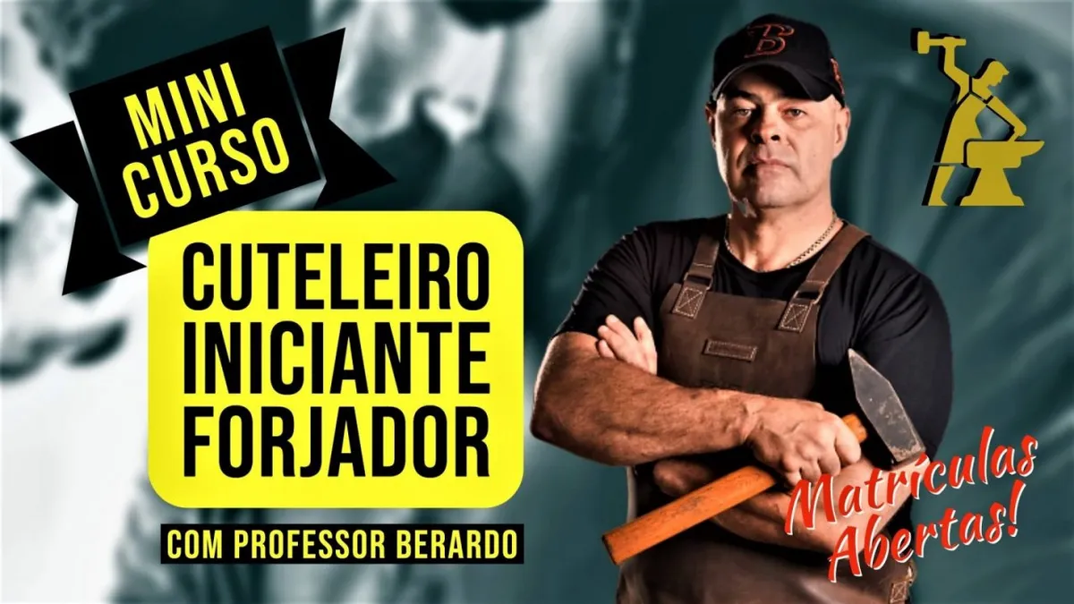 Capa: Mini Curso Cuteleiro Berardo: Download Essencial para Forjadores