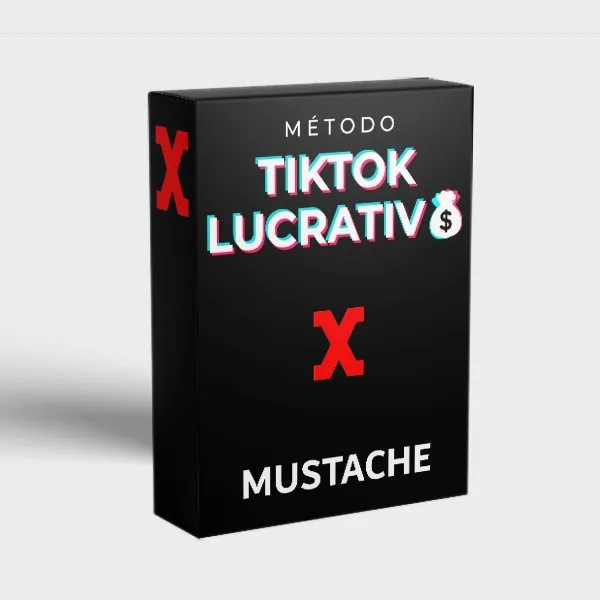 Capa: Método TikTok Lucrativo Mustache: Baixar Curso Completo Agora