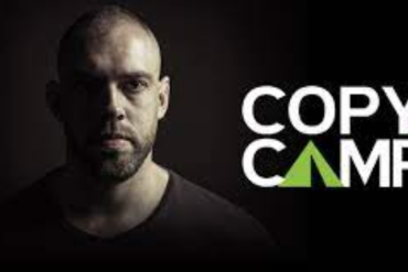 Capa do curso Copycamp Remix com destaque para download e aulas de copywriting