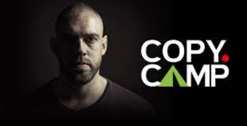 Capa do curso Copycamp Remix com destaque para download e aulas de copywriting