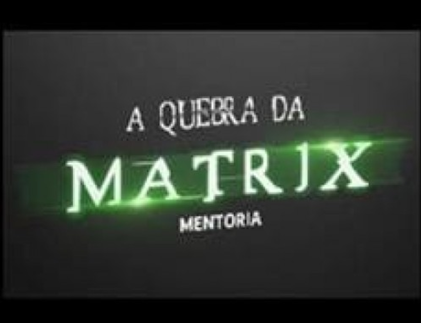 Capa digital da Mentoria Quebra da Matrix por Iuri Meira, demonstrando crescimento e liberdade financeira.