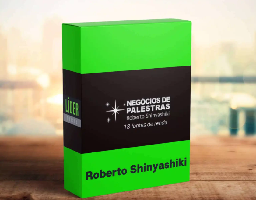 Roberto Shinyashiki ministrando o curso Negócios de Palestras com audiência engajada.