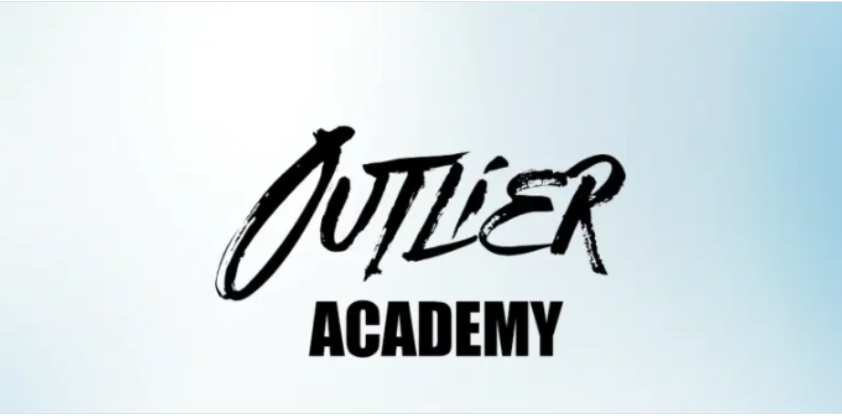 Thiago Finch e símbolo da Outliers Academy, representando sucesso e liberdade financeira
