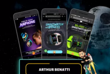 Capa do curso Landing Canva Arthur Benatti mostrando criação de landing pages no Canva