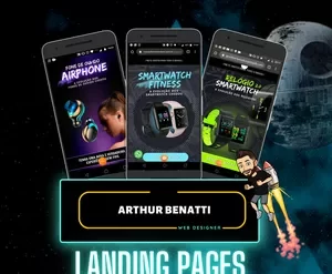 Capa do Curso Landing Canva Arthur Benatti para download