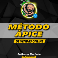 Capa do curso Método Ápice de Guilherme Machado focado em vendas online e alta conversão.