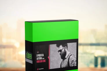 Fotógrafo Robinson Kunz ministrando curso de autoria fotográfica com equipamentos modernos e iluminação profissional.