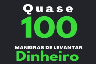 Capa do curso 'Quase 100 Maneiras de Levantar Dinheiro Rápido' de Pablo Marçal com elementos visuais de crescimento financeiro e sucesso.