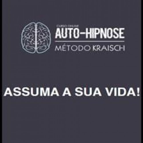 Capa do curso Autohipnose Método Kraisch por Rafael Kraisch com destaque em transformação pessoal e controle mental.