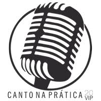 Homem e mulher cantando em palco com microfone, foco na expressão vocal e controle da voz.