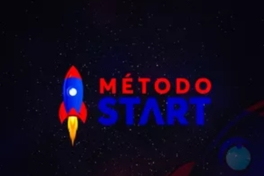 Logo do Método Start Karine Otto com ícones de sucesso e crescimento no marketing digital
