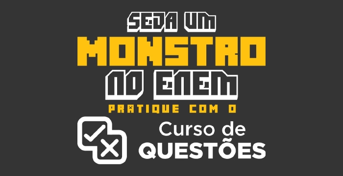 Estudante resolvendo questões do Enem com foco no curso do QG