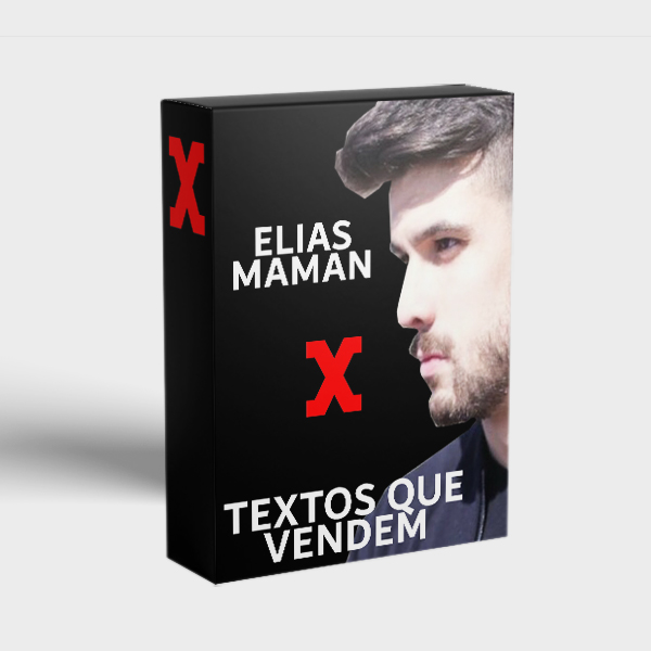 Elias Maman ensinando copywriting para textos que vendem em curso digital.