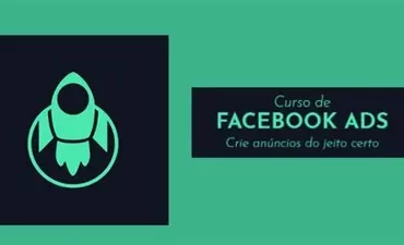 Homem sorrindo, mostrando gráficos de crescimento de vendas digitais, com ícones de Facebook, Instagram e Google ao fundo.