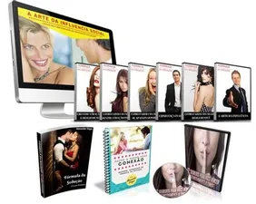 Homem confiante e atraente sorrindo, ilustrando o curso Formula da Sedução