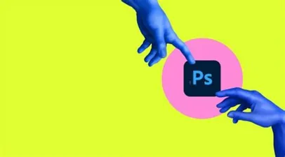 Estudante dominando Photoshop com curso EBAC 2022, aprendendo edição e design.