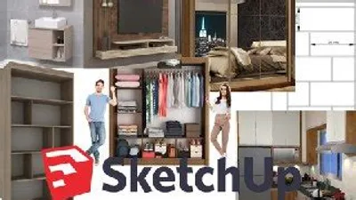 Curso Sketchup para Marcenaria Moderna: Projetos 3D de Móveis sob Medida