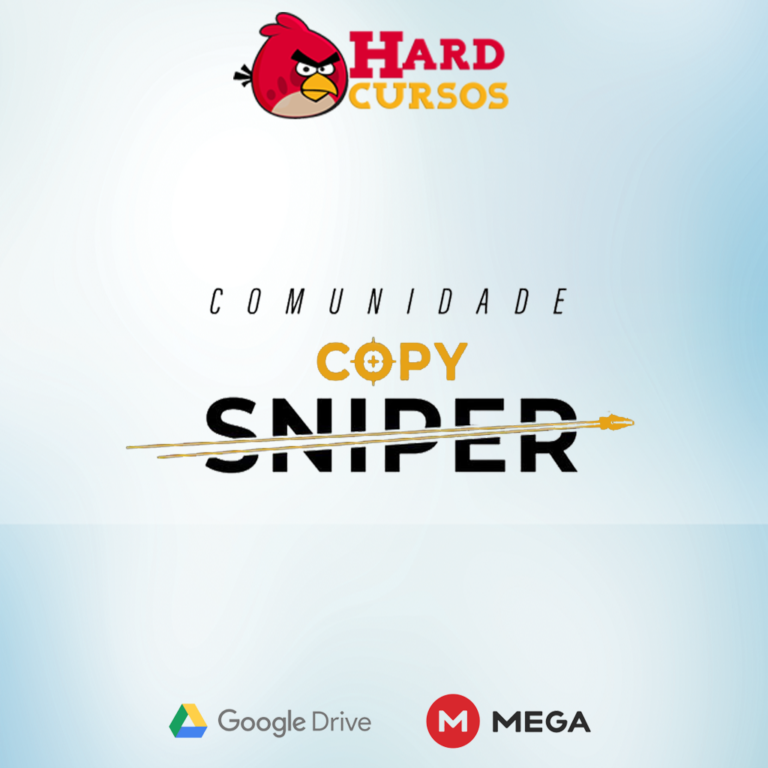 Logo da Comunidade CopySniper com Mr Lançamentos, destacando sucesso em copywriting e marketing digital.
