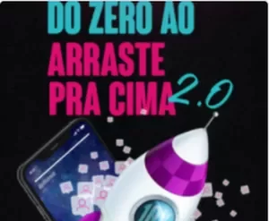 Priscila Schmidt ministrando curso "Do Zero ao Arraste pra Cima" para aumentar seguidores e vendas no Instagram