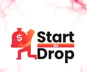 Capa do curso Jornada Start do Drop de Alberto Kouty com elementos de Dropshipping e crescimento financeiro.