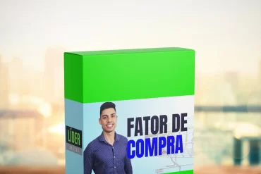 Capa do curso Fator de Compra de Elvis Lion com destaque para economia e estilo de vida.