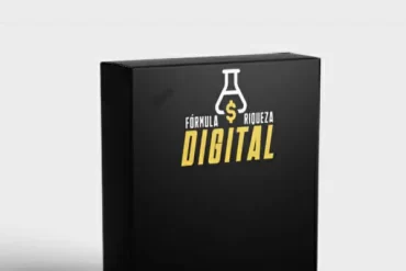 Kayky Janiszewski apresentando o curso Fórmula Riqueza Digital em tela de computador.