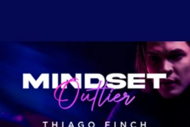 Capa do curso Mindset Outlier de Thiago Finch com visual moderno e focado em sucesso