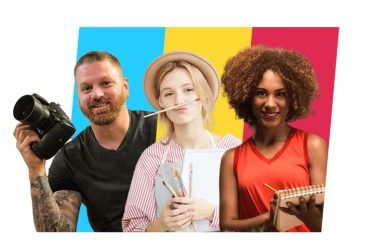 Capa do curso Criadores 21 de Henrique Armelin com ícones de redes sociais e criação de conteúdo.