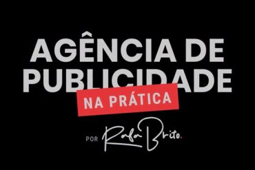Capa do Curso Agência de Publicidade na Prática Rafa Brito com ícones de sucesso e crescimento