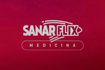 Curso Medicina de Emergência Sanarflix em alta resolução, com ícone de download e símbolo de pronto-socorro