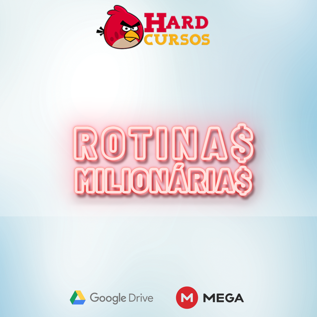 Rodrigo Barbi em pose de sucesso com diagrama de rotinas milionárias