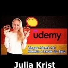 Curso Lingua Alemã A1 Julia Krist - Aprenda Alemão do Zero com Gramática e Conversação
