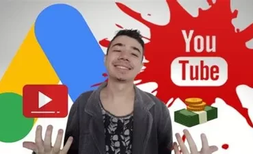 Capas de curso 'YouTube Monetização Renda Online' com ícones de dinheiro e gráficos